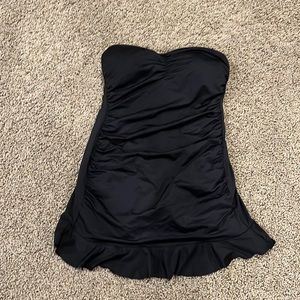 Black Skirted Bathing Suit - 10